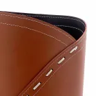 Moderne paraplubak in geregenereerd Katrina-leer, gemaakt in Italië Viadurini