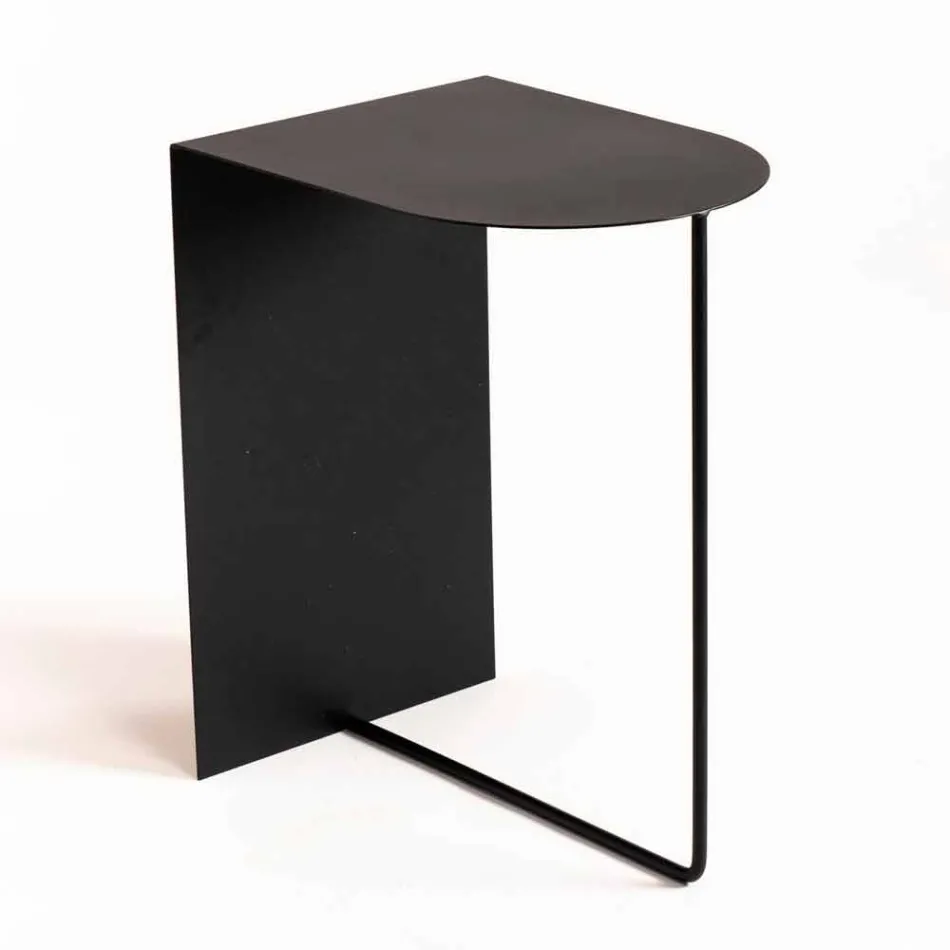 Modern vloermagazijnrek in gekleurd staal Made in Italy - Marinella Viadurini