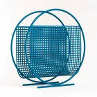 Rond design stalen tijdschriftenrek Made in Italy - pollepel Viadurini