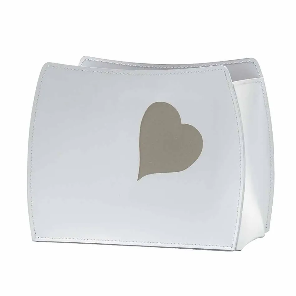 Design lectuurrek in leer met een modern Beatrice-design Viadurini