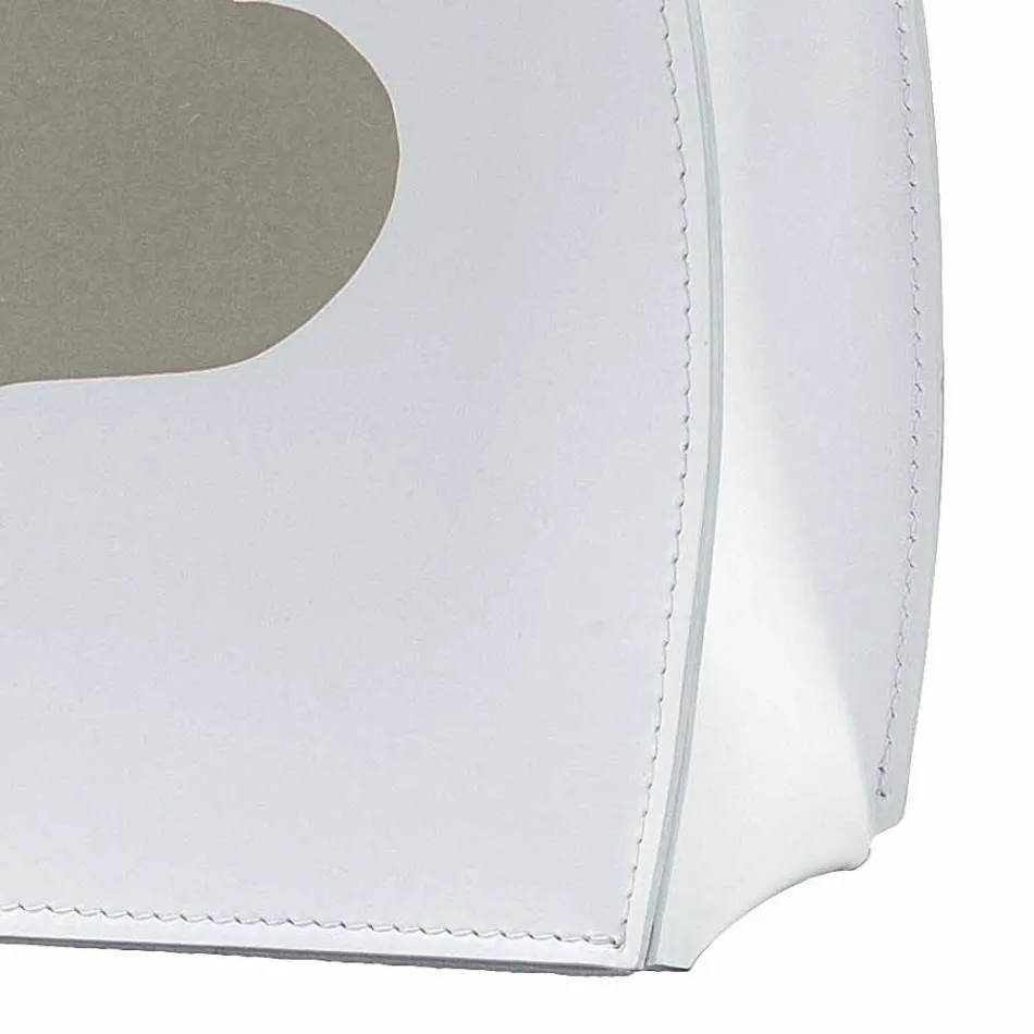 Design lectuurrek in leer met een modern Beatrice-design Viadurini