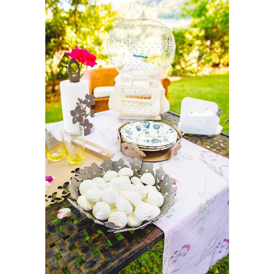 Modern design keukenrolhouder in ijzer Made in Italy - Marken Viadurini