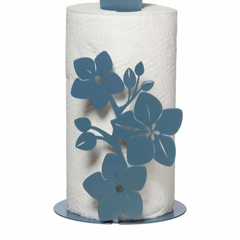 Modern design keukenrolhouder in ijzer Made in Italy - Marken Viadurini