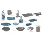 Modern design keukenrolhouder in ijzer Made in Italy - Marken Viadurini