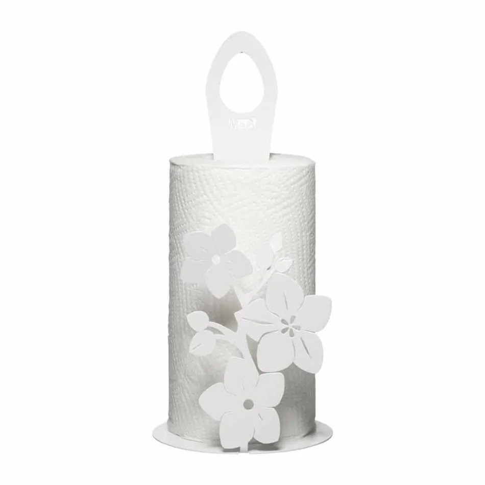 Modern design keukenrolhouder in ijzer Made in Italy - Marken Viadurini