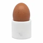 Design eierdopje in wit Carrara-marmer gemaakt in Italië, 2 stuks - Picca Viadurini