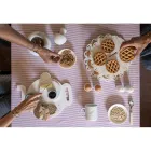 Design eierdopje in wit Carrara-marmer gemaakt in Italië, 2 stuks - Picca Viadurini