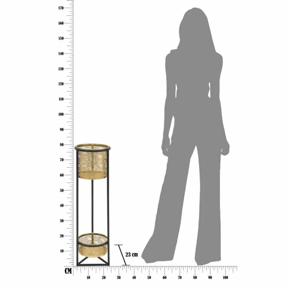 Modern Design Ronde Dubbele Ijzeren Pannenlap - Addie Viadurini
