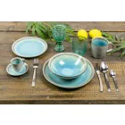 Design 24-delig bestek in staal met schildpadeffect - Rock Viadurini