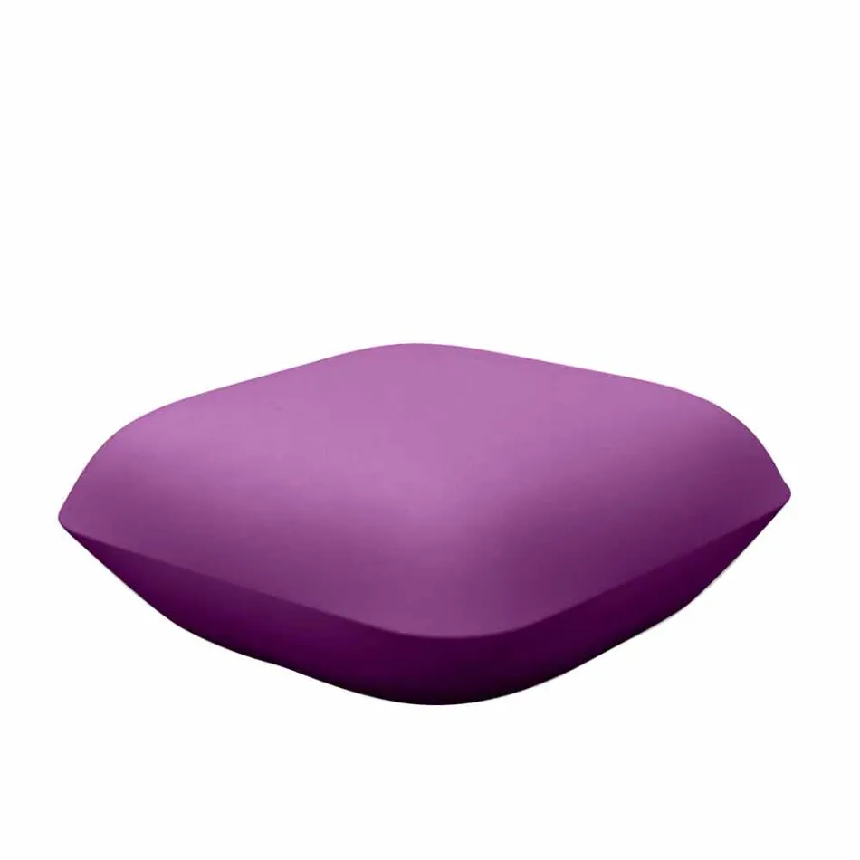 Kussen van Vondom design outdoor poef van polyethyleen. 67x67 cm Viadurini