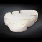 Poef exterieur en interieur kunstleer waterafstotend nautische Philo Viadurini