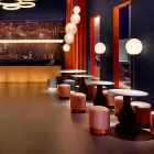 Poef voor buiten, in polyethyleen en stof of leer - Mara Slide Viadurini