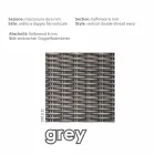 Poef modern exterieur in grijs-taupe Jaco polyethyleen, handgemaakte Viadurini