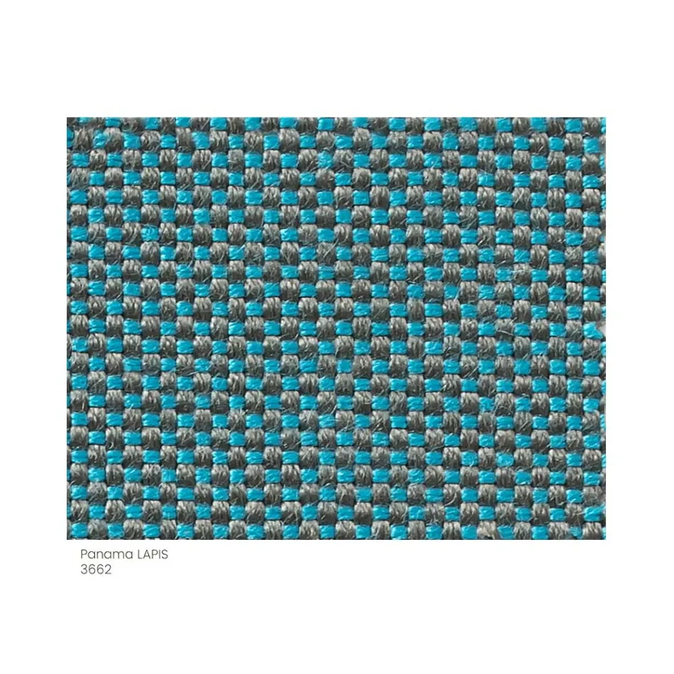 Tuinpoef gewatteerd en bedekt met stof Made in Italy - Butter Viadurini