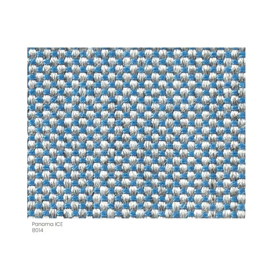 Tuinpoef gewatteerd en bedekt met stof Made in Italy - Butter Viadurini