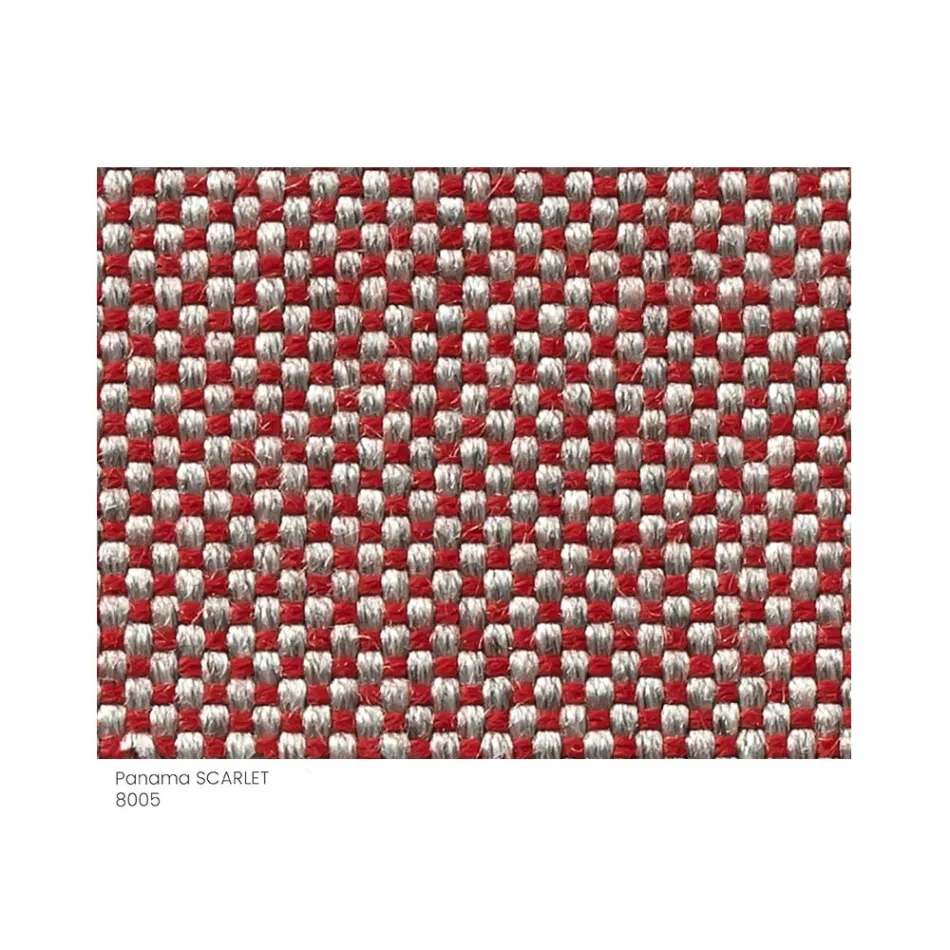 Tuinpoef gewatteerd en bedekt met stof Made in Italy - Butter Viadurini