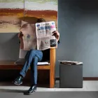 Tuinpoef in polyethyleen 8 afwerkingen Made in Italy - Viky Viadurini