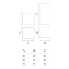 Tuinpoef in polyethyleen 8 afwerkingen Made in Italy - Viky Viadurini