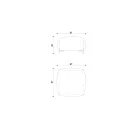 Stoffen tuinpoef met metalen poten Made in Italy - Butter Viadurini