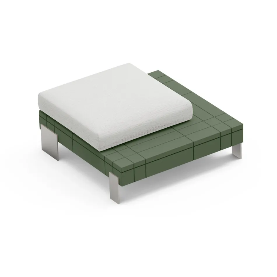 Woonkamerpoef van polyethyleen in verschillende kleuren - Orbis Viadurini