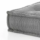 Etnische vierkante poef in patchworkstof of fluweel - vezel Viadurini