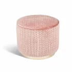 ontwerp pouf stof Belle 1 Viadurini