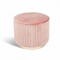 ontwerp pouf stof Belle 1