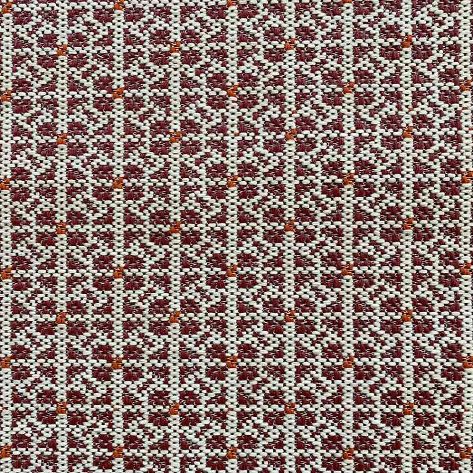 Zachte rechthoekige poef voor binnen en buiten in stof - Naemi Viadurini