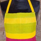 Kostbare handgeschilderde hennep handgemaakte schort gemaakt in Italië - merken Viadurini