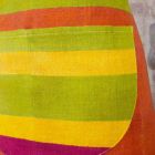 Kostbare handgeschilderde hennep handgemaakte schort gemaakt in Italië - merken Viadurini