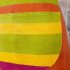 Kostbare handgeschilderde hennep handgemaakte schort gemaakt in Italië - merken Viadurini