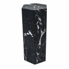 Decoratieve prisma-boekensteun in wit Carrara-marmer of zwarte Marquinia - Trocco Viadurini