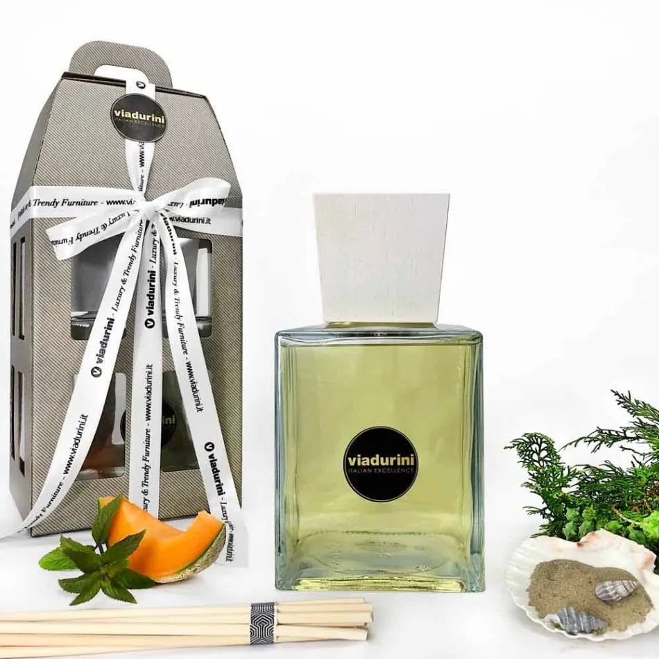 Zeewater Luchtverfrisser 2,5 Lt met Sticks - Essenzadiportofino Viadurini