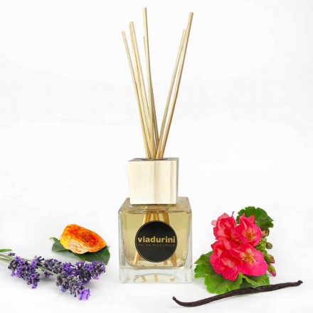 Amber Fragrance Home Luchtverfrisser 200 ml met Sticks - Romaeterna Viadurini