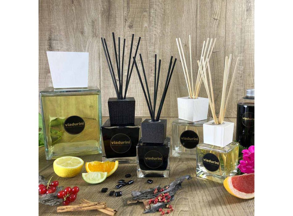 Amber Fragrance Home Luchtverfrisser 2,5 Lt met Sticks - Sassidimatera Viadurini