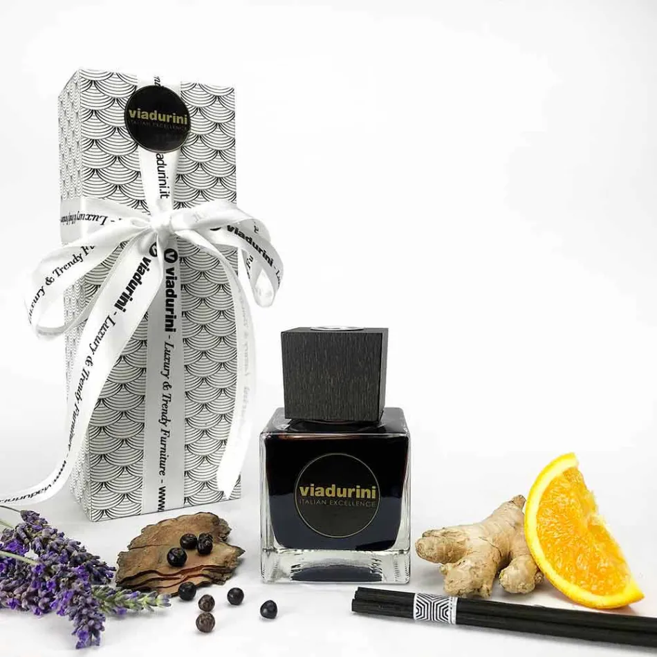 Home Parfum Gember Zwarte Peper 200 ml met Sticks - Viaduriniinblack Viadurini
