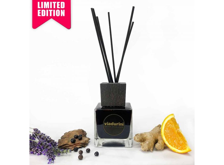 Home Parfum Gember Zwarte Peper 200 ml met Sticks - Viaduriniinblack Viadurini