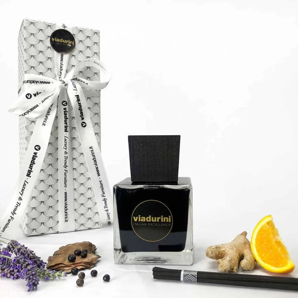 Home Parfum Gember Zwarte Peper 500 ml met Sticks - Viaduriniinblack Viadurini