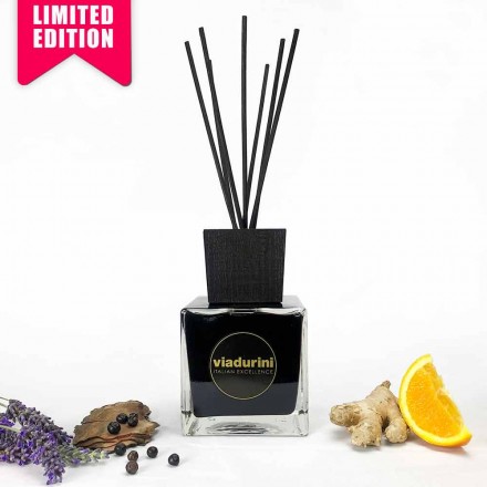 Home Parfum Gember Zwarte Peper 500 ml met Sticks - Viaduriniinblack Viadurini