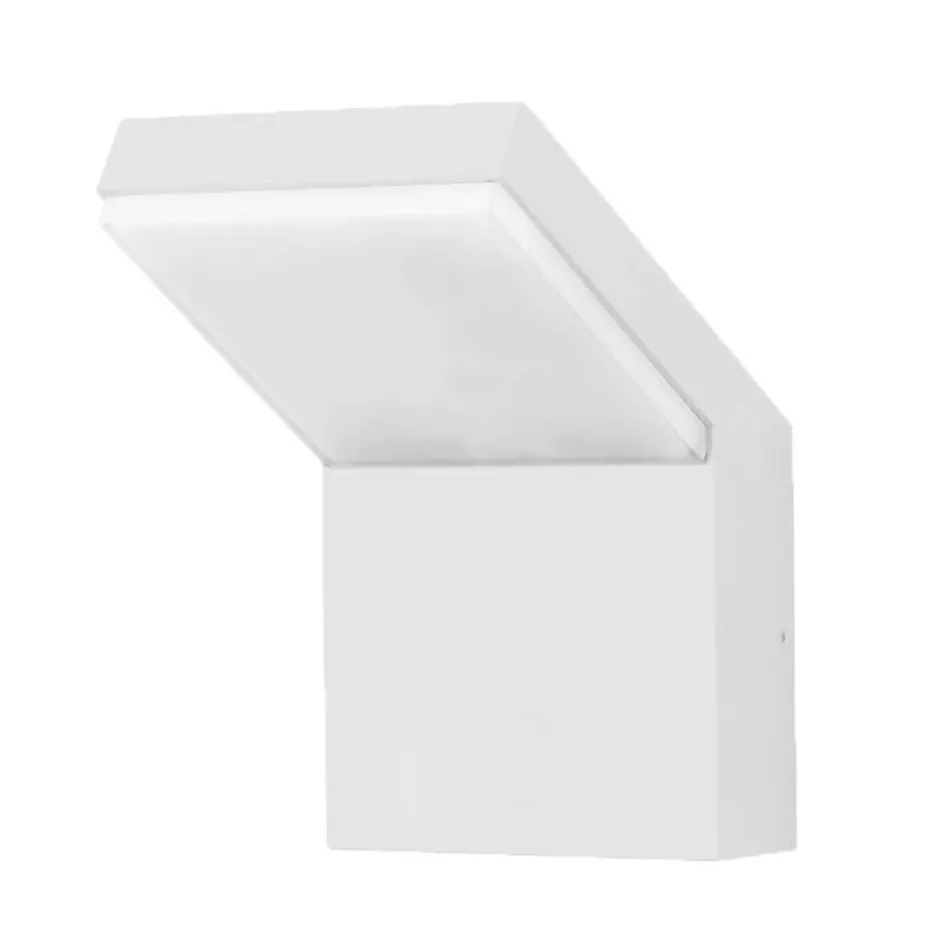 18W LED buitenwandlamp in wit of zwart aluminium - Nerea Viadurini