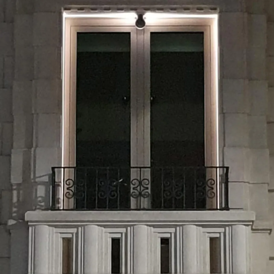 5W led-buitenspot in aluminium grijze afwerking - Dayane Viadurini