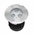 Projector, Ronde Spotlight met Outdoor Led in RVS - Dakota