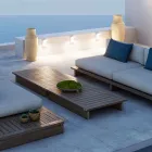 Aluminium led-buitenprojector met bewegingssensor - Nerea Viadurini