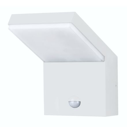 Aluminium led-buitenprojector met bewegingssensor - Nerea Viadurini
