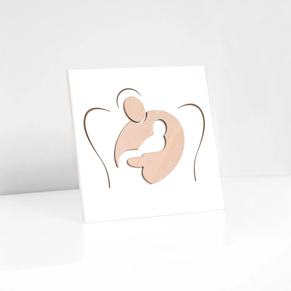 Kleine afbeelding van de Sweet Embrace Laser Engraved Made in Italy - Angelica Viadurini