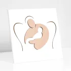 Kleine afbeelding van de Sweet Embrace Laser Engraved Made in Italy - Angelica Viadurini