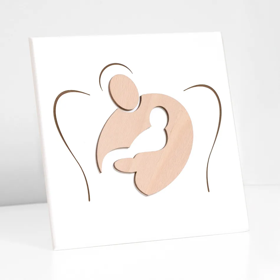 Kleine afbeelding van de Sweet Embrace Laser Engraved Made in Italy - Angelica Viadurini