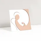 Kleine afbeelding van de moedersengel lasergegraveerd Made in Italy - Augustina Viadurini