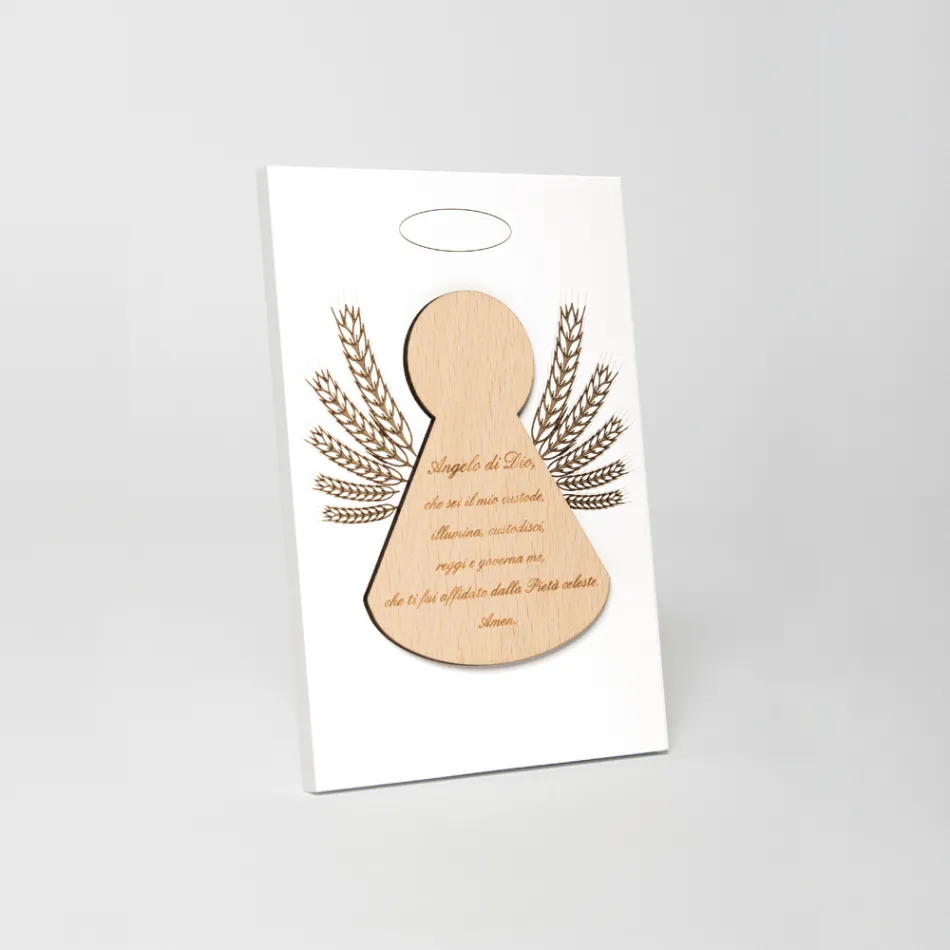 Kleine afbeelding van een engeltje met korenaren Made in Italy - Greta Viadurini