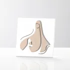 Beeld met Heilige Scène Verschijning van de Engel aan de Madonna Made in Italy - Babuska Viadurini